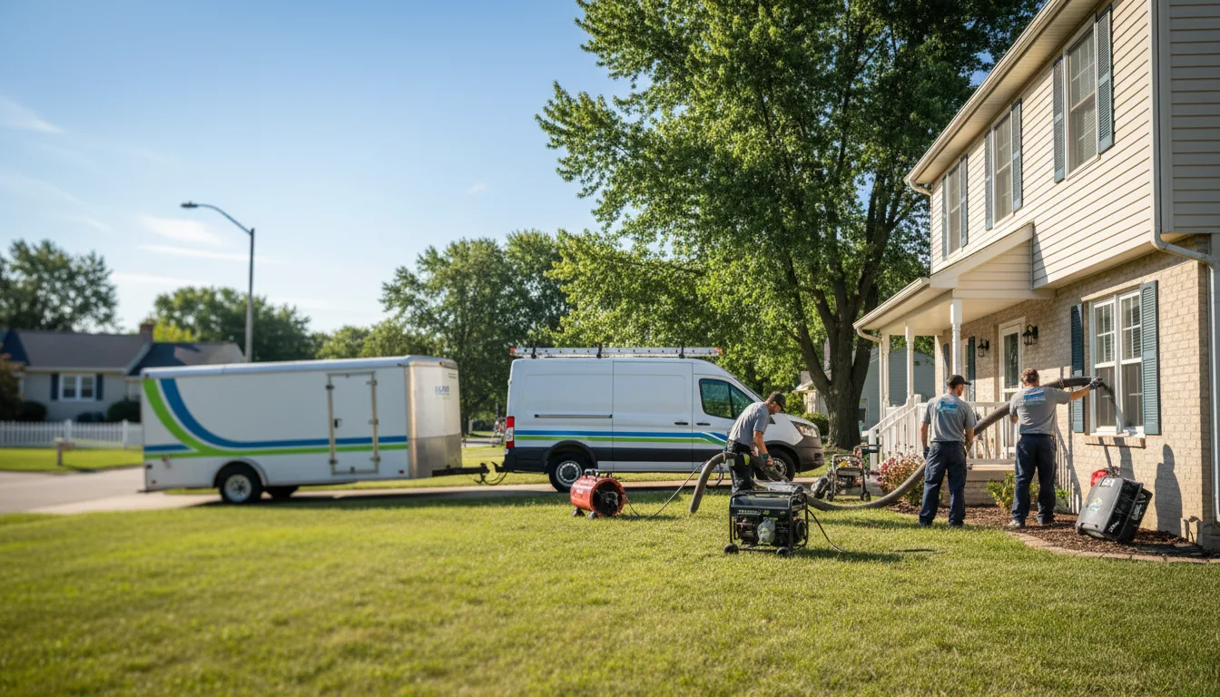 Flooded Basement Restoration And Cleanup With Repair in Waterford, OH near me